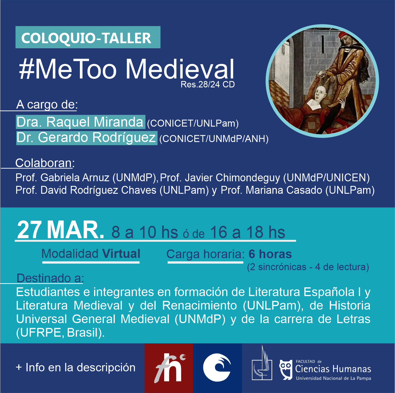 Coloquio-taller #MeToo medieval